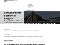 schluesseldienst-bochum-24.de Webseite Vorschau