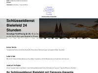 schluesseldienste-bielefeld.de Webseite Vorschau