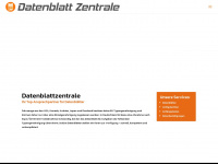 datenblattzentrale.com Webseite Vorschau