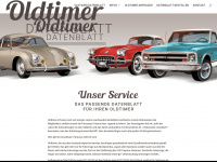 oldtimer-datenblatt.de Webseite Vorschau