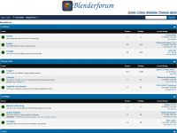 blender-forum.de Webseite Vorschau