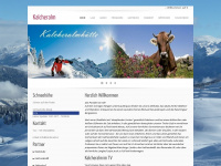 kalcheralm.it Webseite Vorschau