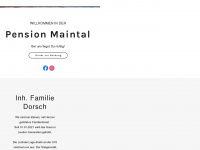 pensionmaintal.de Webseite Vorschau