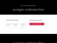 euregio-oratorienchor.de Webseite Vorschau