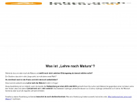 lehre-nach-matura.at Webseite Vorschau