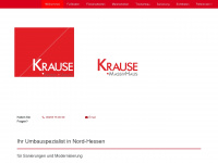 krause-sanierung.de Webseite Vorschau