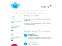 sousa-reinigung.ch Webseite Vorschau