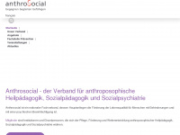 anthrosocial.ch Webseite Vorschau