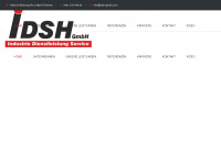 idsh-gmbh.com Webseite Vorschau