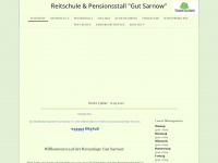 reitanlage-gut-sarnow.de Webseite Vorschau