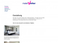 maler-vetter.com Webseite Vorschau