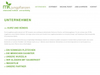 mkjungpflanzen.de Webseite Vorschau