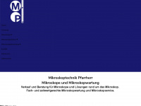 mikroskoptechnik.com Webseite Vorschau