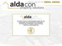 aldacon.de Webseite Vorschau