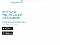 lebensfreude-app.de Webseite Vorschau