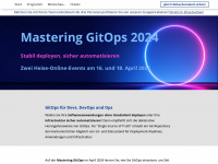 mastering-gitops.de Webseite Vorschau