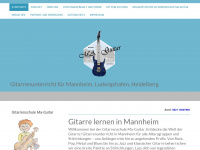 ma-guitar.de Webseite Vorschau