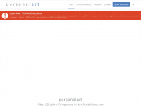 personalart.net Webseite Vorschau
