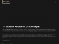 ms-licht.de Webseite Vorschau