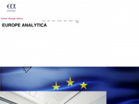 europe-analytica.com Webseite Vorschau