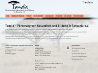 tandia.de Webseite Vorschau