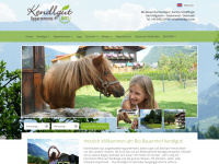 kendlgut.com Webseite Vorschau