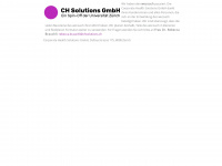 chsolutions.ch Webseite Vorschau