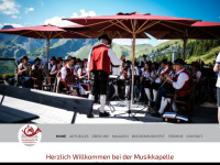 musikkapelle-geisenried.de Webseite Vorschau