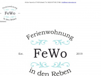 fewo-indenreben.de Webseite Vorschau