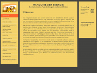 harmoniederenergie.de Webseite Vorschau