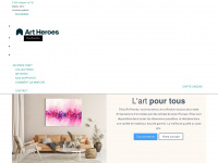 artheroes.fr Webseite Vorschau