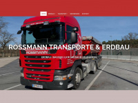 rossmann-transporte.at Webseite Vorschau