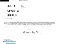 aquasportsberlin.de Webseite Vorschau