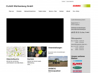 claas-wuerttemberg.de Webseite Vorschau