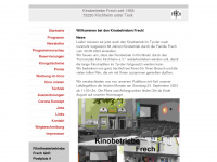 kinofrech.de Webseite Vorschau