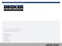 cnc-decker.de Webseite Vorschau