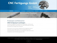 cncfertigung.de Webseite Vorschau