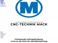 cnc-mack.de Webseite Vorschau