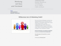 le-marketing.de Webseite Vorschau