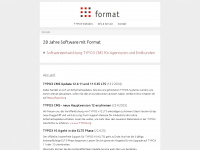 formatsoft.de Webseite Vorschau