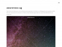 awareness.ag Webseite Vorschau