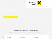 raiffeisen-esafe.at Webseite Vorschau