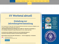 sv-werbetal.de Webseite Vorschau