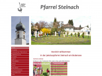 pfarrei-steinach.ch Webseite Vorschau