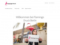 flamingo-druck.de Webseite Vorschau