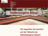 stadtmetzgerei-blaser.de Webseite Vorschau