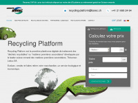 recycling-platform.ch Webseite Vorschau