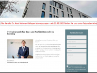 baurecht-kastl-krinner-freising.de Webseite Vorschau