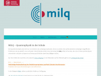 milq.info Webseite Vorschau