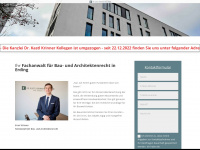 baurecht-kastl-krinner-erding.de Webseite Vorschau